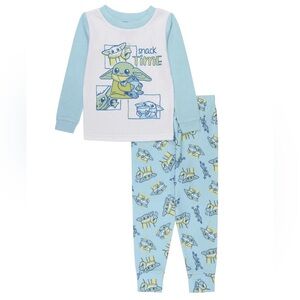NWT Disney Boys Star‎ Wars Mandalorian Grogu Baby Yoda 2 piece Pajama Set Soft